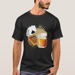 Camiseta Poker Ace Cards Casino Cigar cigarrillo Smo