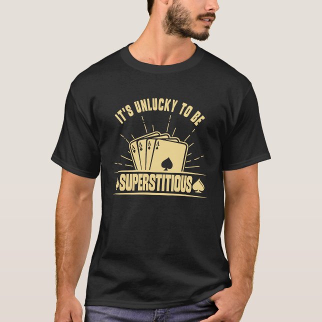Camiseta Poker Casino Poker Player Gambling Roulette Playin (Anverso)