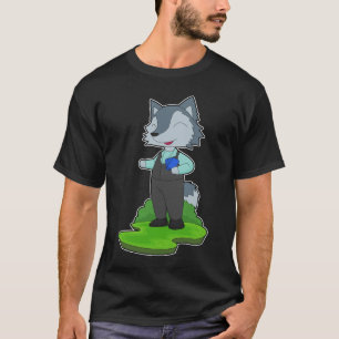 Camiseta Póker de lobo Cartas de póker Juego de cartas