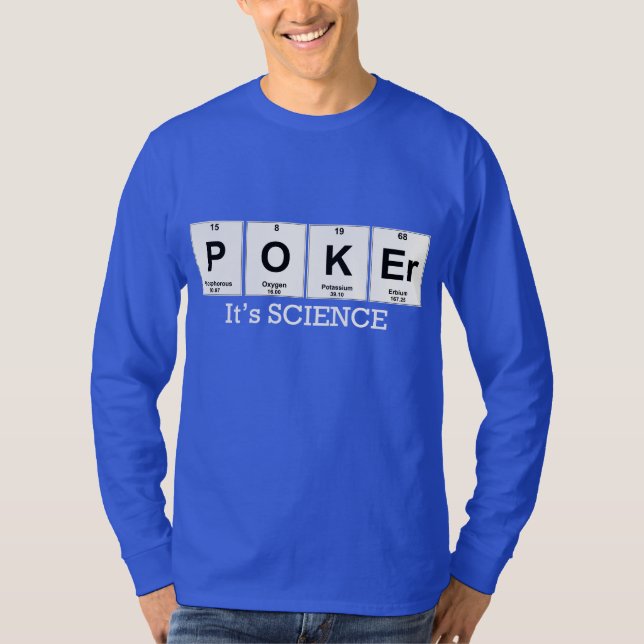 Camiseta POKER - Es ciencia (Anverso)