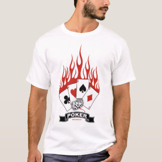 Camiseta Poker flaming t-shirt