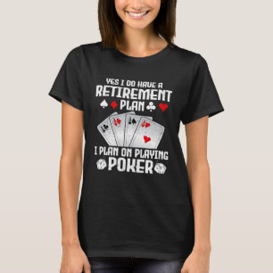 Camiseta Poker for Men Women Poker Player Casino Gambler