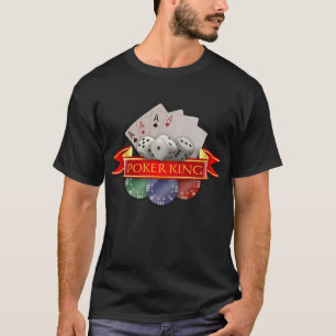 Camiseta Poker King - Tarjetas, Dices, Chips