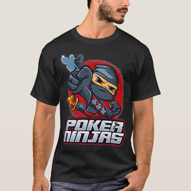 Camiseta Poker Ninjas Patrulladas Representan Premium (Anverso)