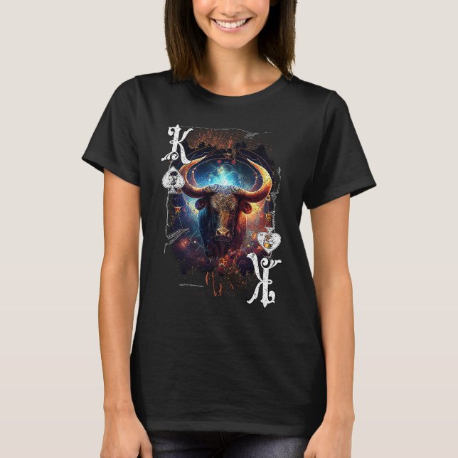 Camiseta Poker Player Apparel Zodiac Sign Edition Taurus (Anverso)