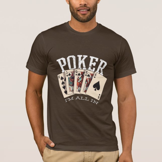 Camiseta Poker Quote for Gambler (Anverso)
