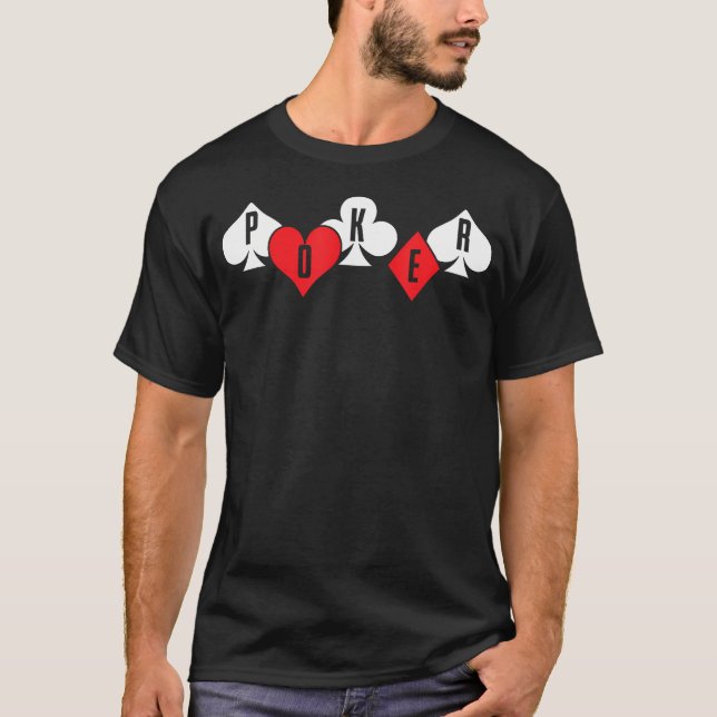 Camiseta Poker Symbols (Anverso)