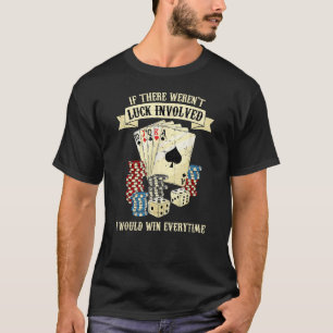 Camiseta Póker Texas Hold'Em - Juego de azar de juegos de a