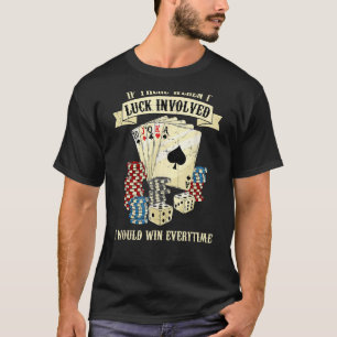 Camiseta Póker Texas Hold'Em - Juego de azar de juegos de a