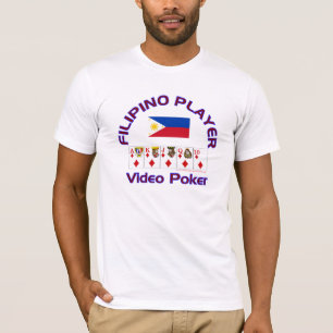 Camiseta Póker video: Jugador filipino