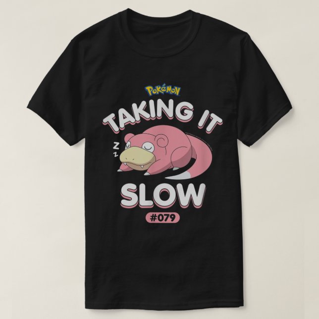 Camiseta Pokmon Slowpoke Lento (Diseño del anverso)