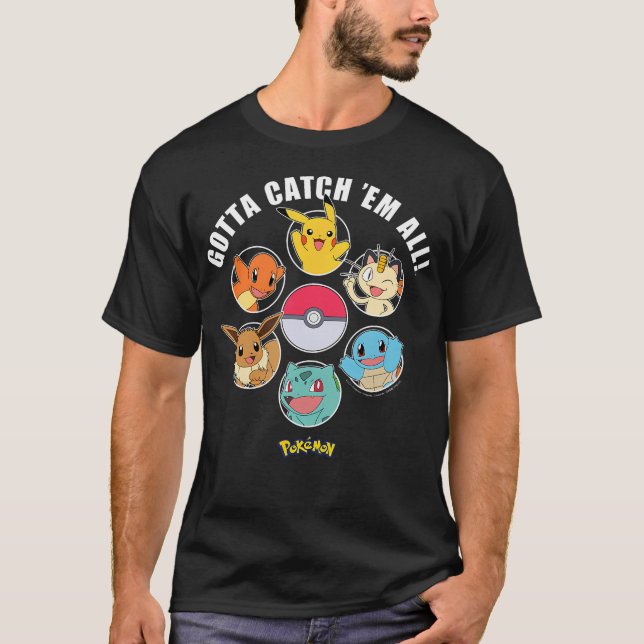 Camiseta Pokmon: Tengo Que Agarrarme De Todo El Grupo (Anverso)