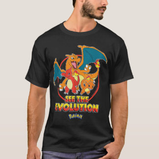 Camiseta PokPáralo ©mon - Charmander Ver El Tanque De Evolu