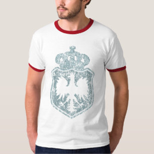 Camiseta polaca del escudo w/crown