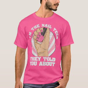 Camiseta Polaca desnuda para artista de uñas
