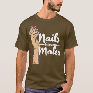 Camiseta Polaca desnuda para técnica de uñas