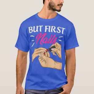 Camiseta Polaca desnuda para un manicurista