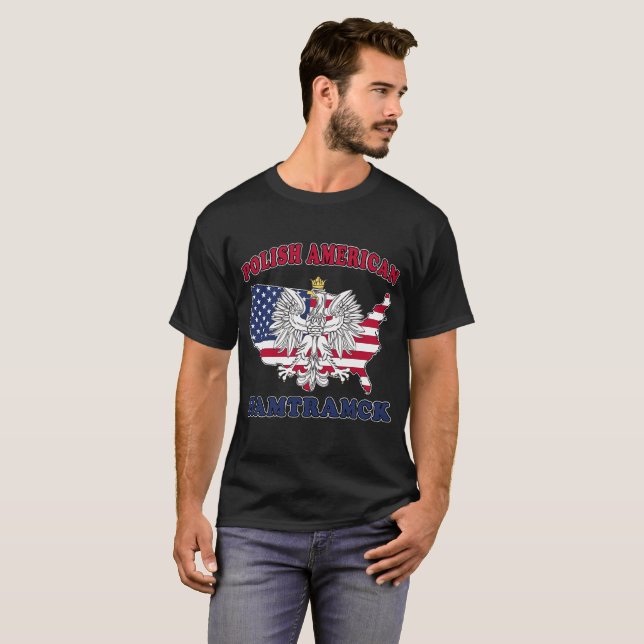 Camiseta Polaco de Hamtramck Michigan (Anverso completo)