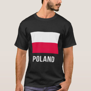 Camiseta Polaco de la bandera de Polonia