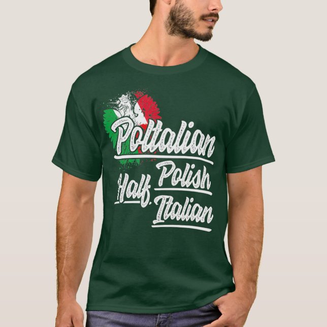 Camiseta Polaco italiano (Anverso)