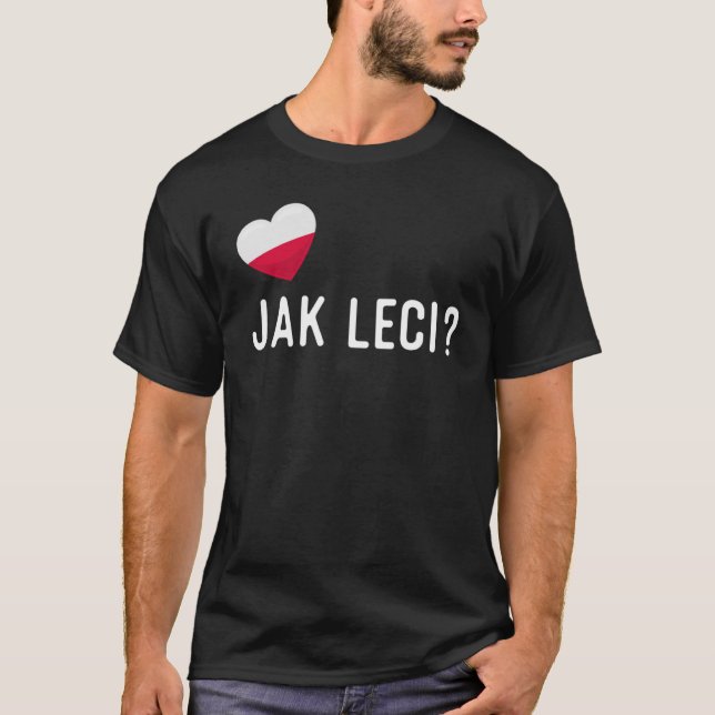 Camiseta Polaco Jak Leci Cómo Estás (Anverso)