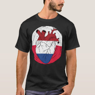 Camiseta Polaco Polonia Koningsdag Corazón holandés Holandé