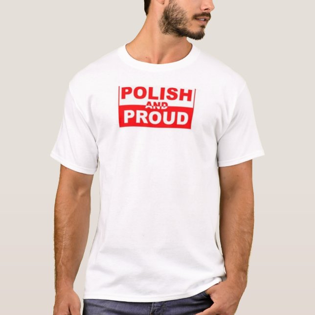 Camiseta Polaco y orgulloso (Anverso)