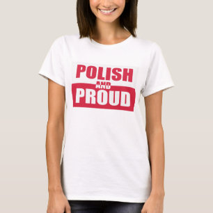 Camiseta Polaco y orgulloso