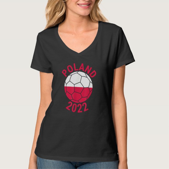 Camiseta Poland 2022 Football Supporter Championship Soccer (Anverso)