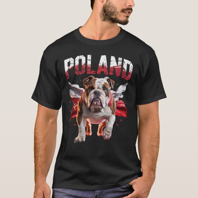 Camiseta Poland Bulldogs Proud Dog Lovers Apparel for Fans (Anverso)