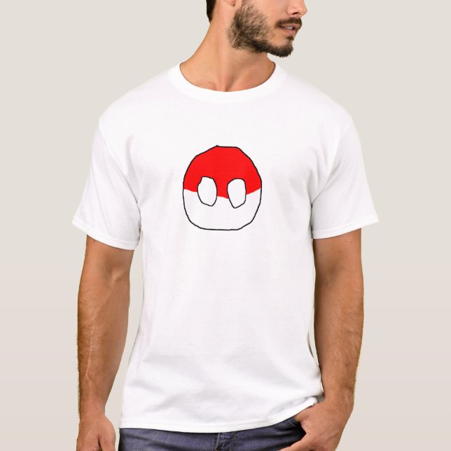 Camiseta PolandBall (Anverso)