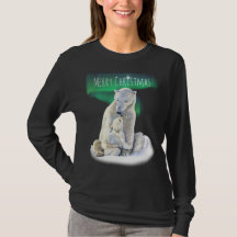 Camiseta Polar Bear & Baby Navidades