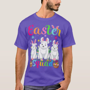 Camiseta Polar Bear Bunny Ear Easter Squad Polar Bear Happy