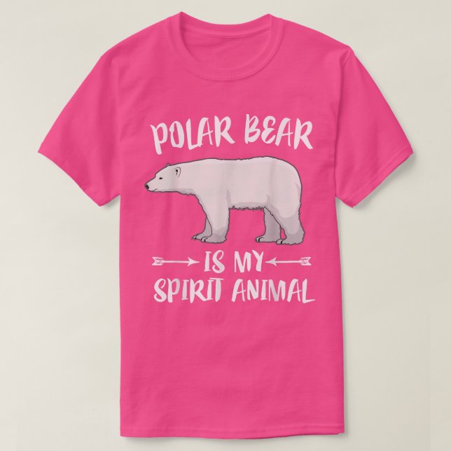 Camiseta Polar Bear Is My Spirit Animal  (Diseño del anverso)