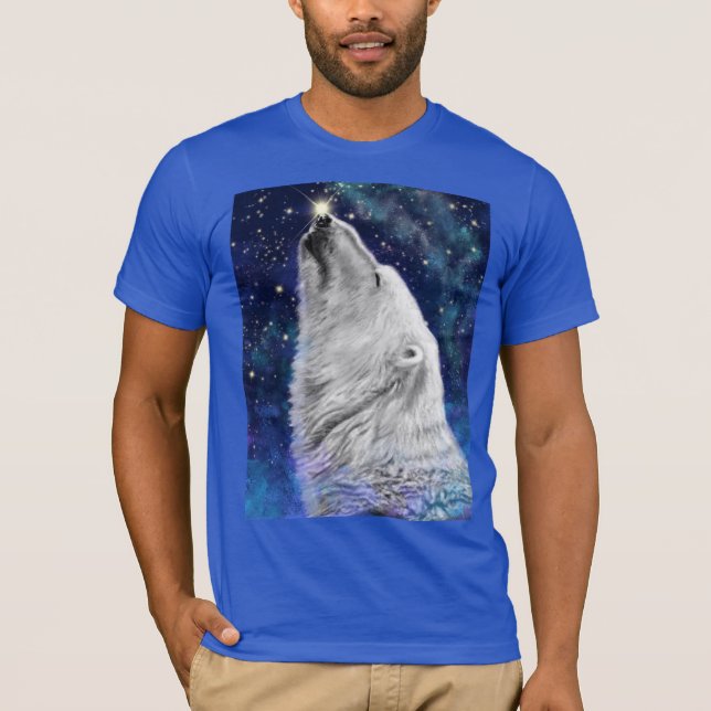 Camiseta Polar Bear Night (Anverso)