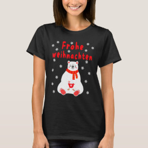 Camiseta Polar Bear Pajama Cute Christmas Frohe Weihnachten