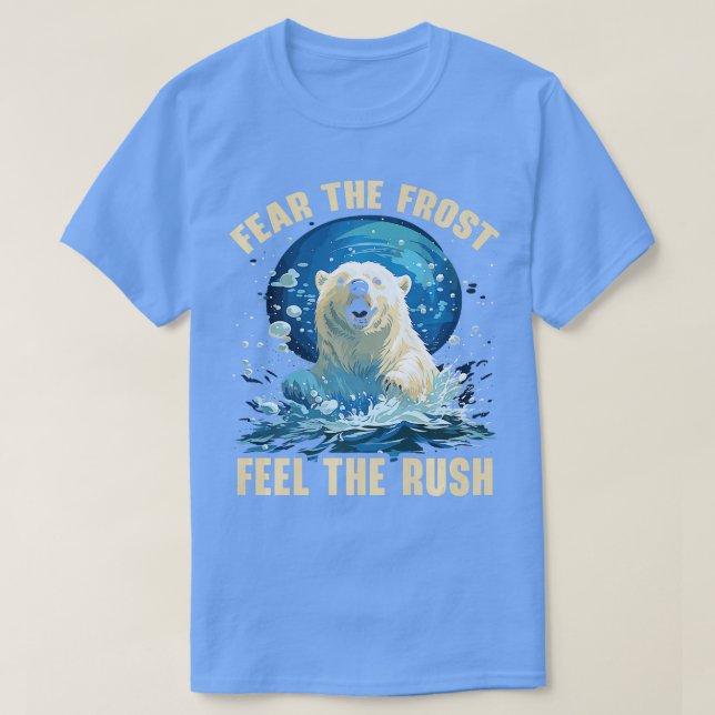 Camiseta Polar Bear Plunge Agua Helada Plunge Polar Premium (Diseño del anverso)