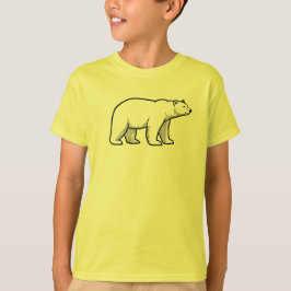 Camiseta Polar Bear T-Shirt – Minimalist Animal design