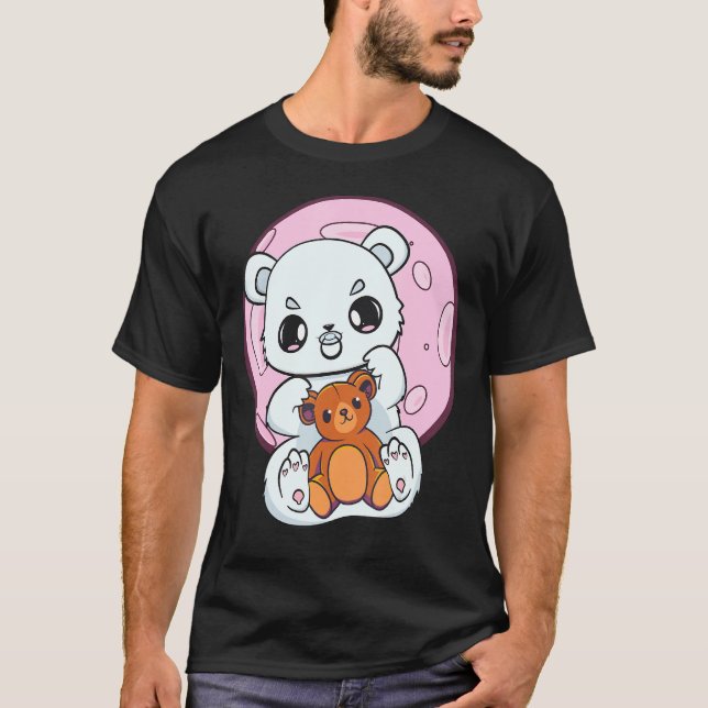 Camiseta Polar Bear With Soother And Teddy Bear (Anverso)