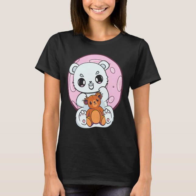 Camiseta Polar Bear With Soother And Teddy Bear (Anverso)