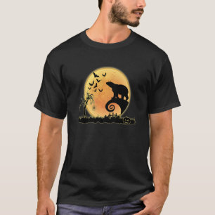 Camiseta Polar Bear Y Moon Sterry Animales Halloween Costu