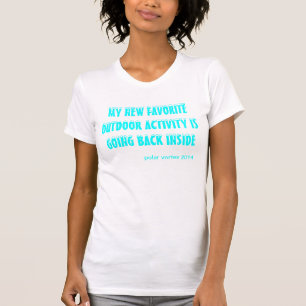 camiseta polar divertida del invierno del vórtice