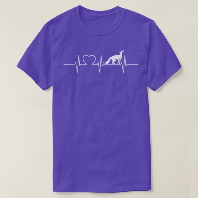 Camiseta Polar Fox Foxes Fennec Nature Animal Hearbeat Fox (Diseño del anverso)