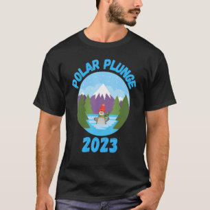 Camiseta Polar Plunge Ice Jump Funny Bear Polar Winter Swim