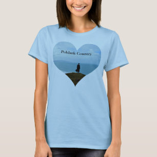 Camiseta Poldark Country Photo Heart Cornwall England