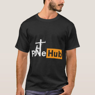 Camiseta Pole Hub Lineman Line Worker Utility Pole Funny Li