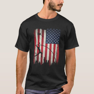 Camiseta Pole Vault Estados Unidos Bandera estadounidense 4