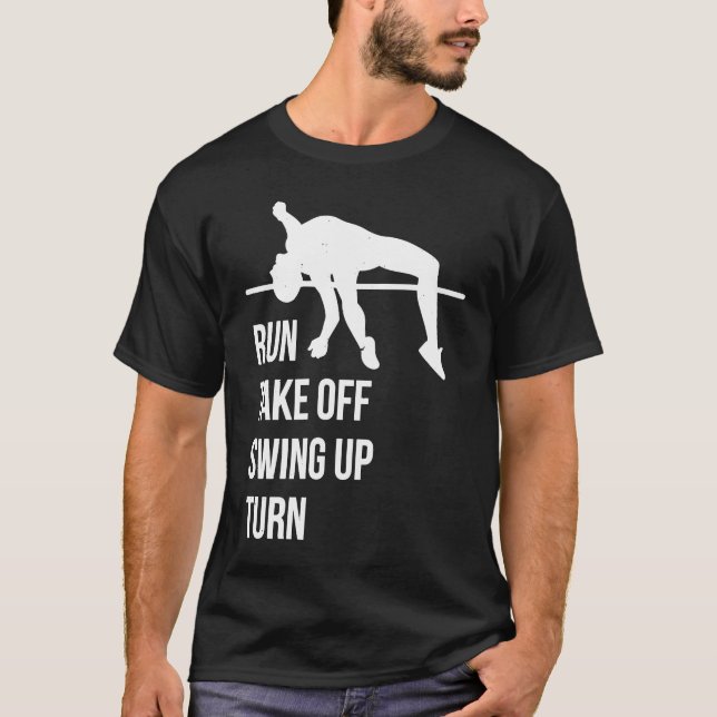 Camiseta Pole Vault For Athletics Bar High Jumper Track And (Anverso)