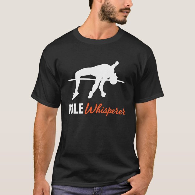 Camiseta Pole Vault For Athletics Bar High Jumper Track And (Anverso)