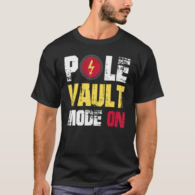 Camiseta Pole Vault Mode on (Anverso)
